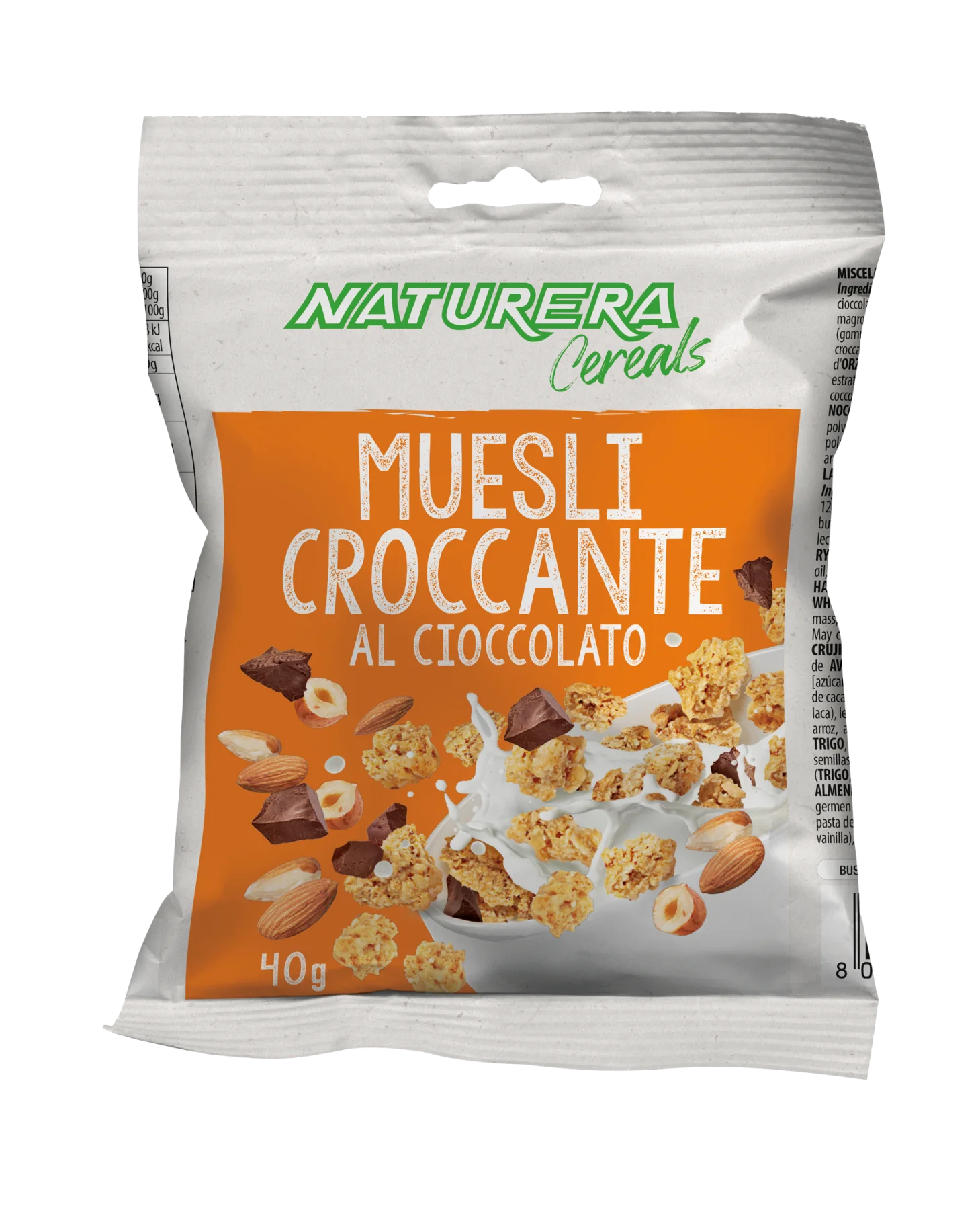 Cereali monodose - MOCKUP MUESLI CIOCCOLATO