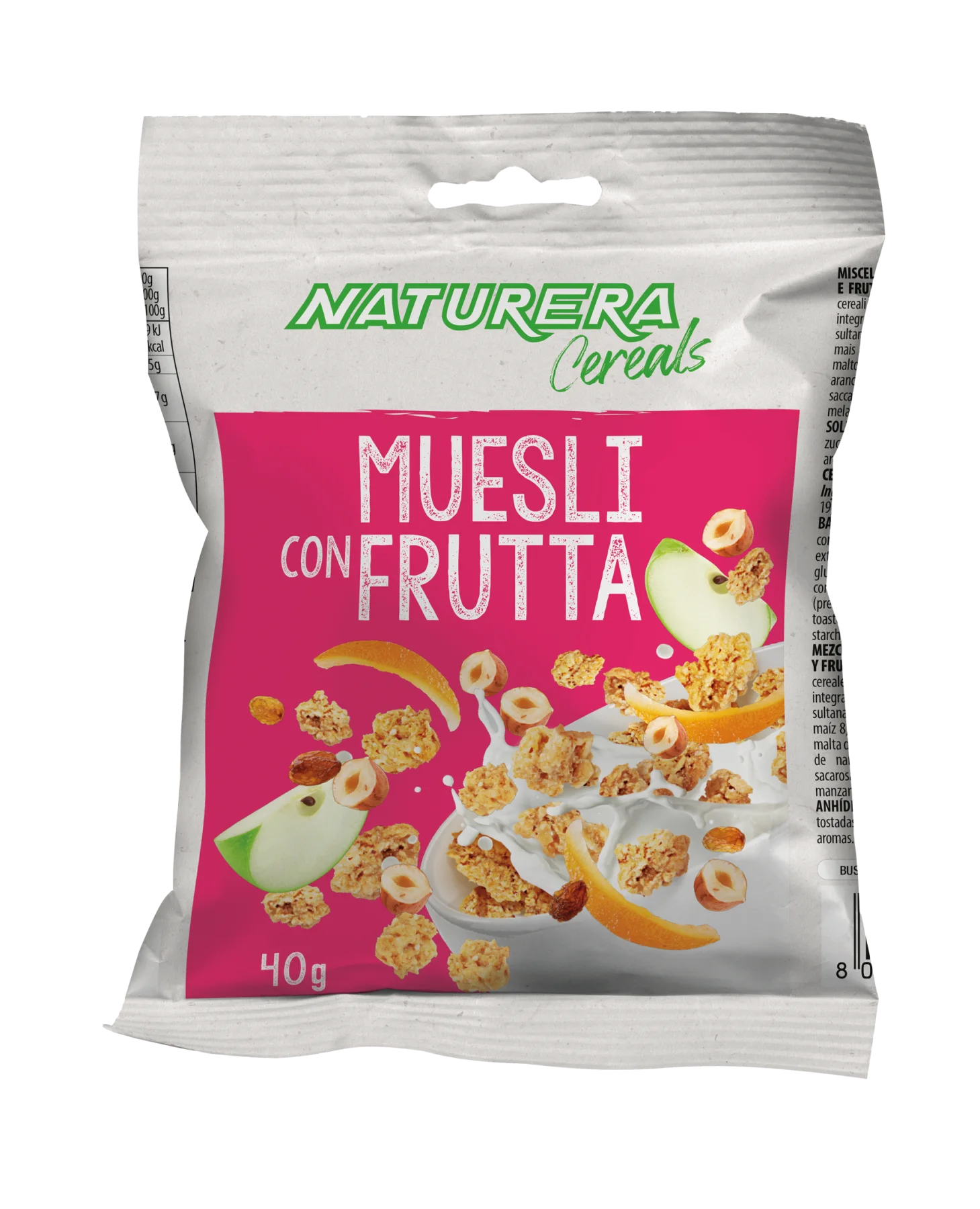 Cereali monodose - MOCKUP MUESLI FRUTTA