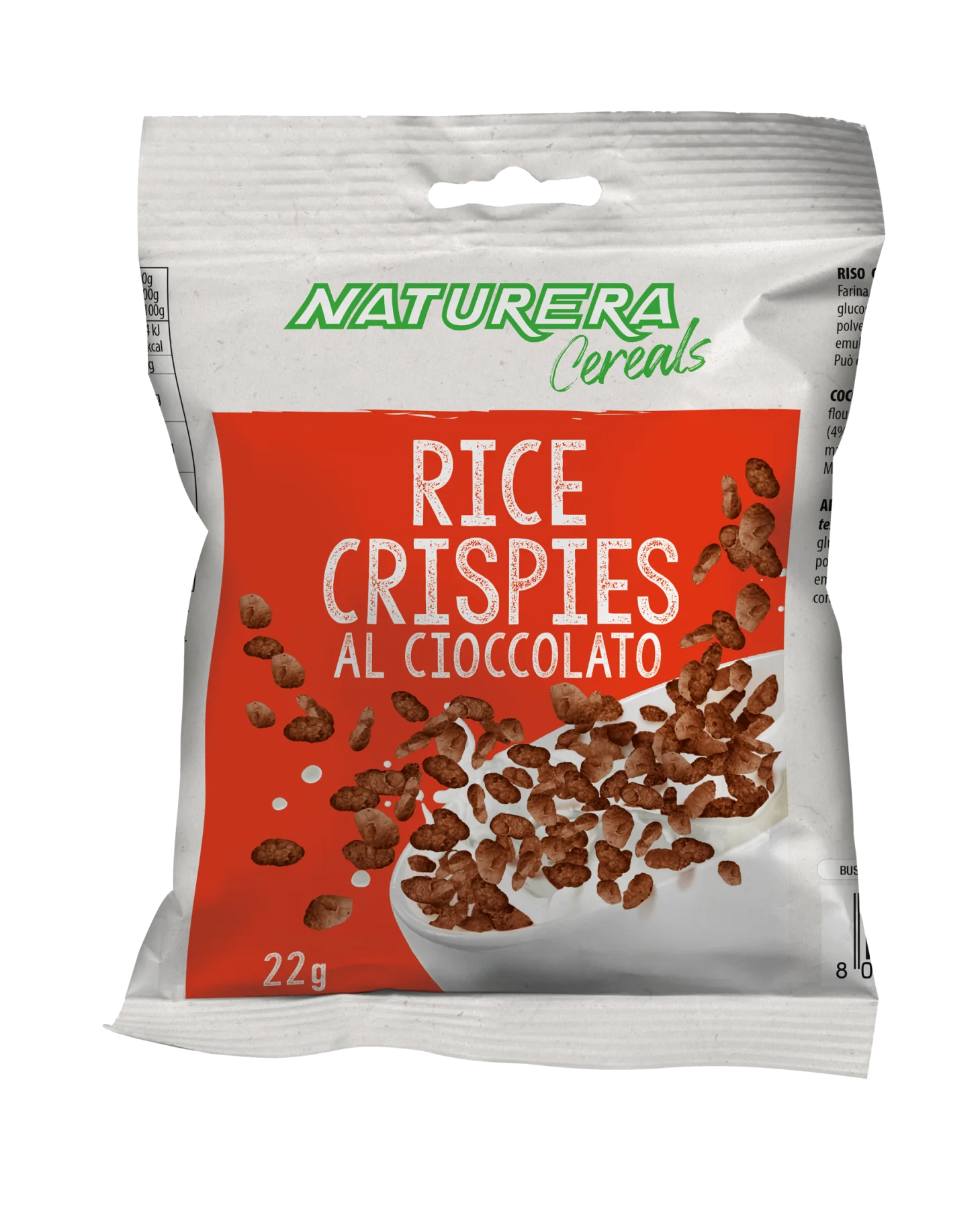 Cereali monodose - MOCKUP RICE CRISPIES CIOCCOLATO