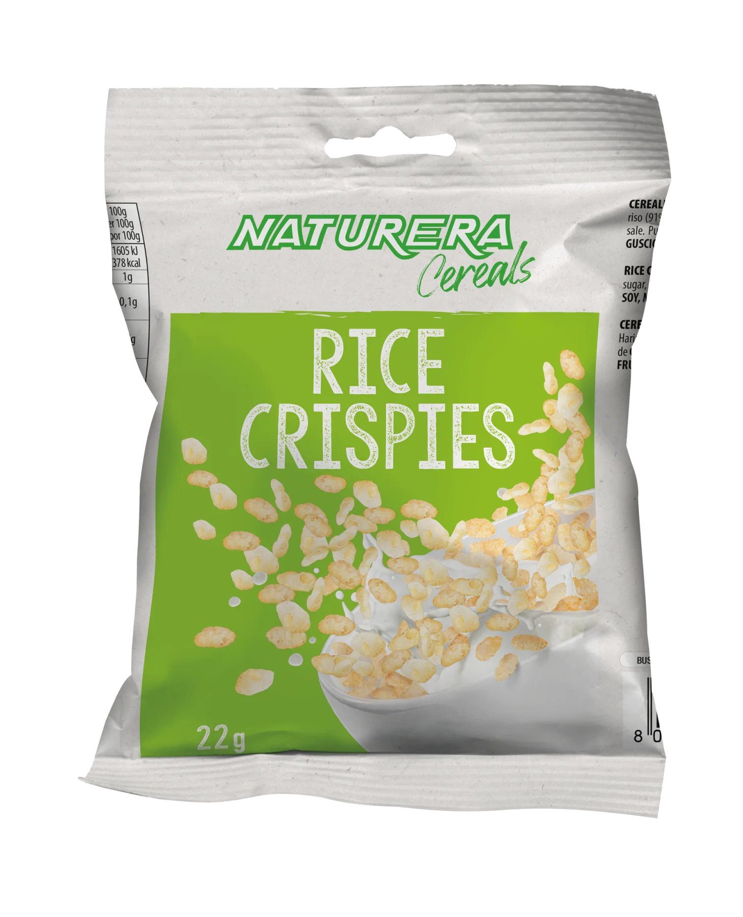 Cereali monodose - MOCKUP RICE CRISPIES
