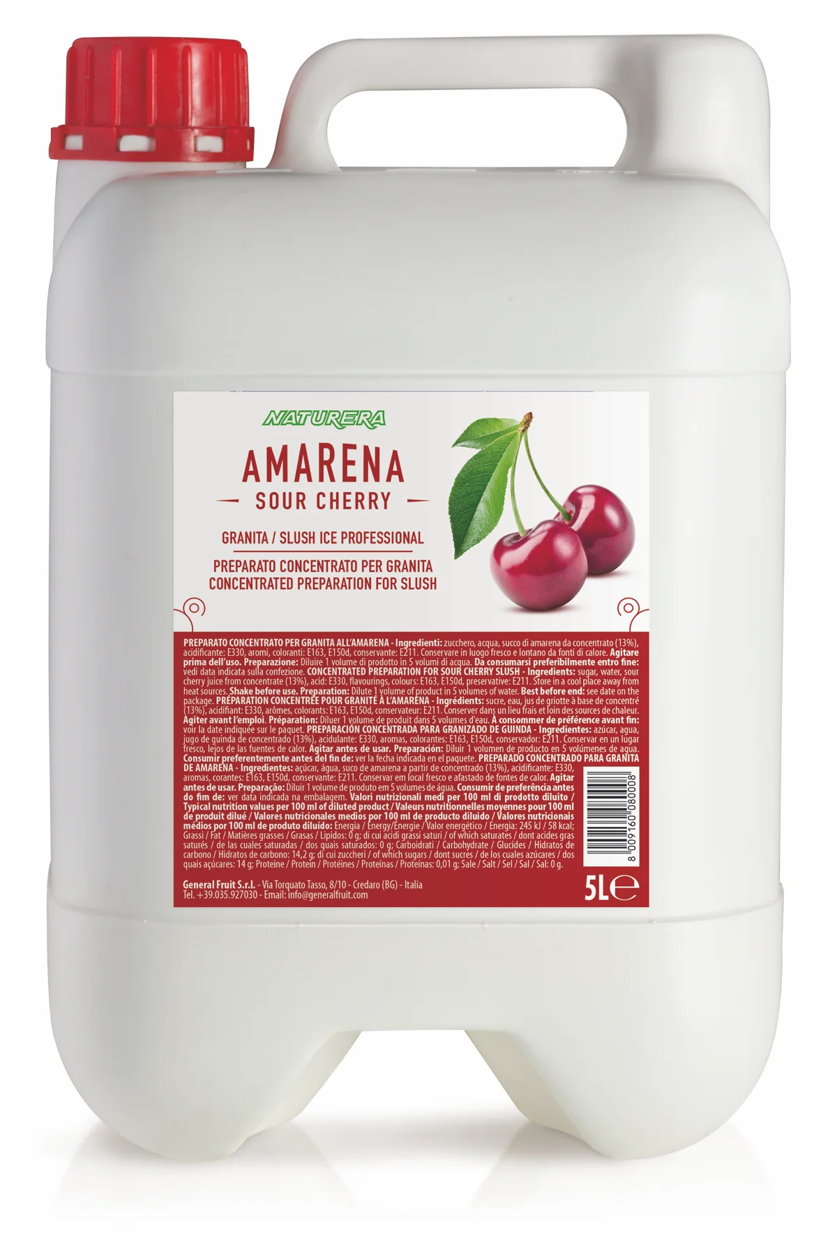 Sciroppi per granite - 5 L - 5L AMARENA Sciroppi per granite - 5 L - 5L AMARENA