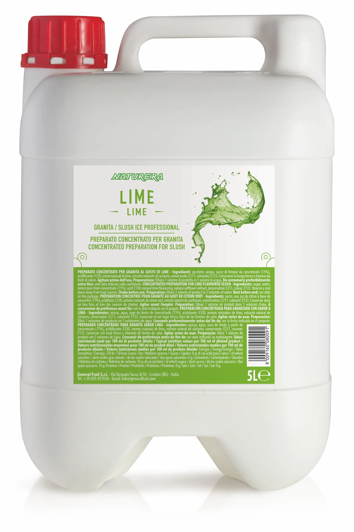 Sciroppi per granite - 5 L - 5L LIME