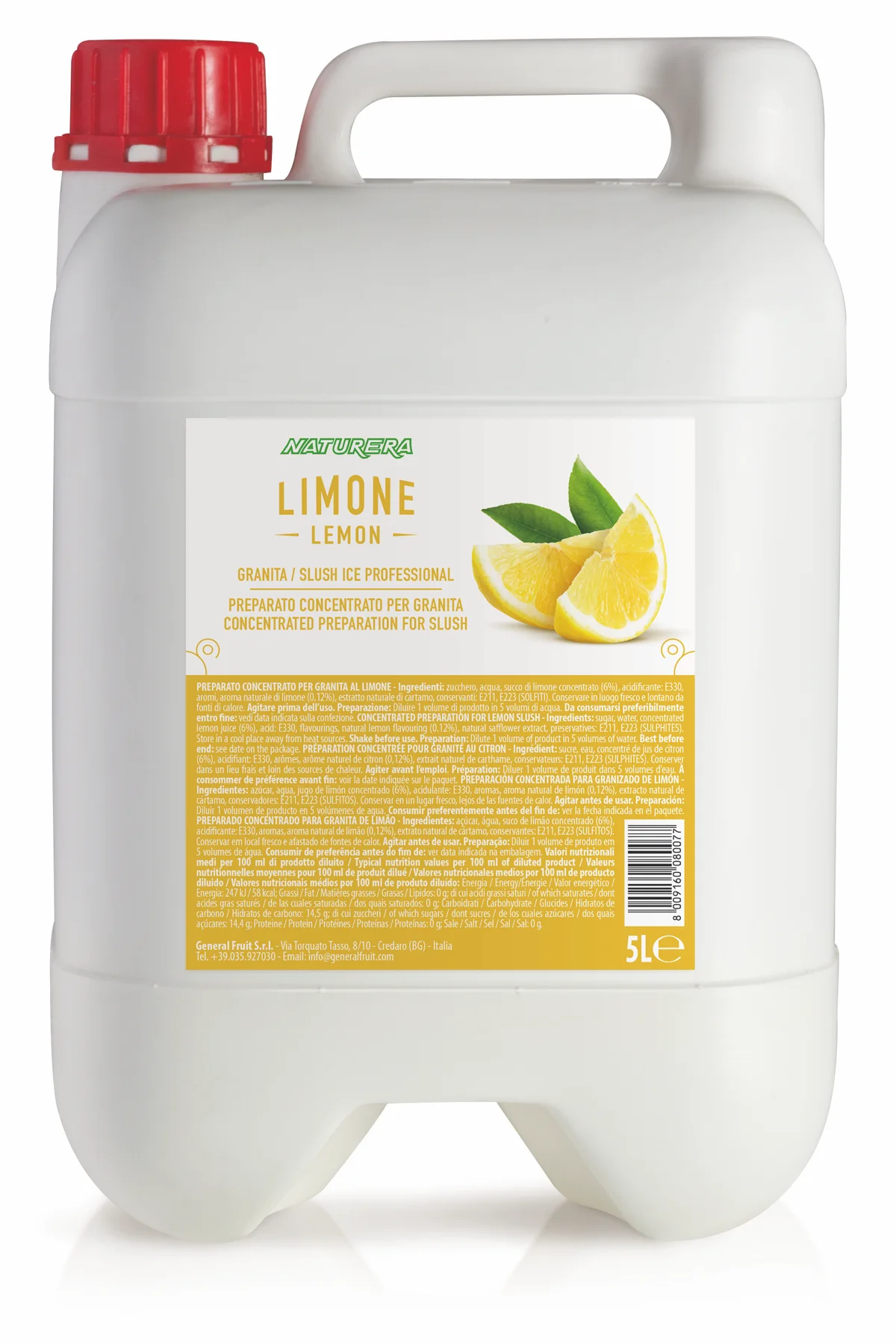 Sciroppi per granite - 5 L - 5L LIMONE