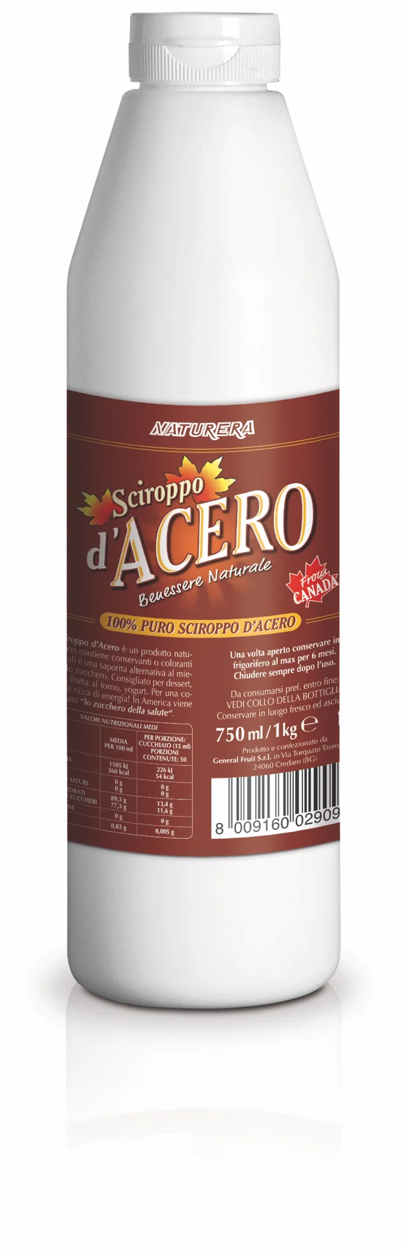 Sciroppo d'acero 100% - 750 ml - 3D Sciroppo Acero 1Kg ITA Sciroppo d'acero 100% - 750 ml - 3D Sciroppo Acero 1Kg ITA