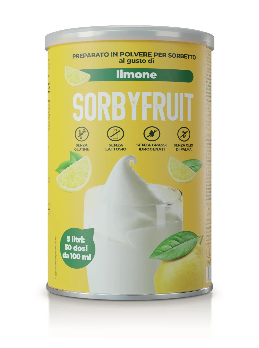 Sorbyfruit e Mokissimo - Preparati per sorbetto - 3D Sorbyfruit Limone Sorbyfruit e Mokissimo - Preparati per sorbetto - 3D Sorbyfruit Limone