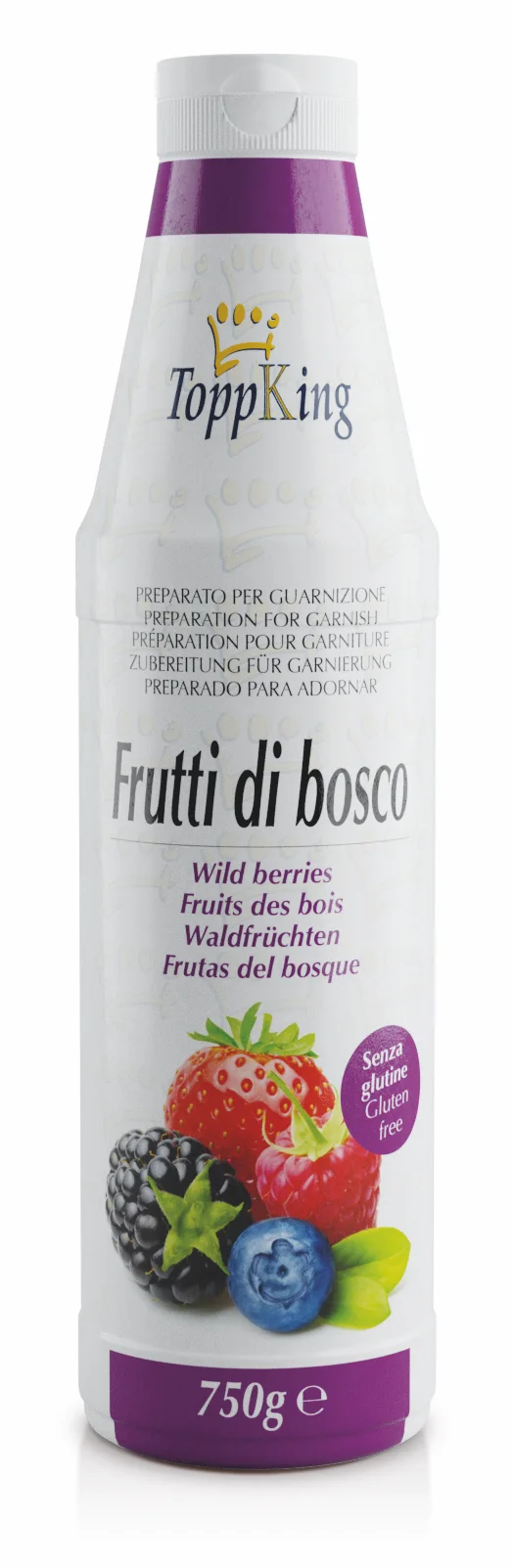Topping - 750 g - 3D Toppking 750g Frutti di bosco